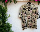 Vintage Single Stitch Tori Richard Tropical Aloha Floral Cotton Shirt Si... - $28.70