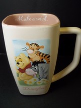 Disneyland Winnie the Pooh Make a Wish stoneware coffee mug 12 oz - $11.35