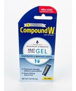 Compound W Wart Remover Maximum Strength Fast Acting Gel 0.25 Oz - £10.69 GBP