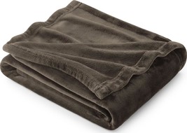 Bedsure Brown Fleece Blanket Twin Blanket - 300GSM Soft Cozy - £23.21 GBP