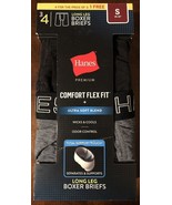 Hanes Men&#39;s Premium 4pk Long Leg Boxer Briefs with Total Support Pouch S... - $30.74 CAD