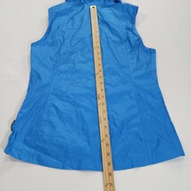 Chervo Sports Zip Vest Women’s Size 8 Blue Hoodie Aqua Block Golf Hiking Active image 9