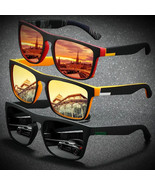 3pairs, Classic Cool Flat Top Square Sunglasses With Colorful Coated Lens - £19.26 GBP