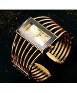 Reloj de pulsera de oro rosa para mujer, pulsera de lujo a la moda, relojes - £23.58 GBP