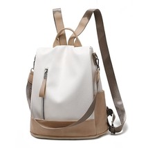 2022 New PU Women&#39;s backpack fashion simple foreign style soft leather leisure t - £41.46 GBP