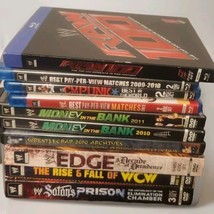 Wrestling DVD Lot Pay Per View CM Punk Raw Wrestlecrap WWE Edge Elimination WCW - $59.40