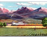 Painting of Colorado Mountians Union Pacific Railroad #3 UNP Chrome Post... - $4.90