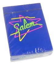 Vintage Sealed Salem Deck of Playing Cards Plastic Coated USA Standard Size - £7.93 GBP