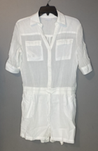 New York &amp; Co Women&#39;s  Short ROMPER Shorts are Lined- Size Small - White - $14.03