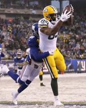 MARCEDES LEWIS 8X10 PHOTO GREEN BAY PACKERS PICTURE NFL FOOTBALL VS GIANTS - $4.94