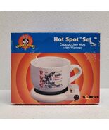 Vintage 1999 Looney Tunes Hot Spot Set Coffee Mug With Warmer Bugs Bunny - $41.69 CAD