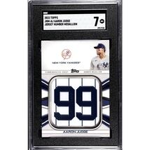 2022 Aaron Judge* #JNM-AJ - Topps Commemorative Jersey 99 Medallion Card... - $147.51