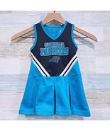 Carolina Panthers Cheerleader Dress Blue Black Pleated NFL Football Girl 3T - $24.74