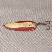 Vintage Eppinger Dardevlet Wobble Spoon Bass Fishing Lure Red White Stri... - £15.92 GBP
