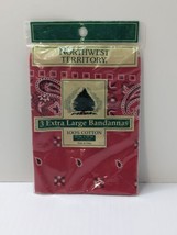 3 VINTAGE Kmart Northwest Territory EXTRA LARGE RED New In Original Pack... - $24.75