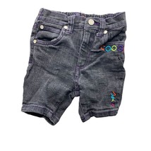 Coogi Girls Toddler Size 2T Black Jean Denim Shorts Spellout pockets - £6.30 GBP