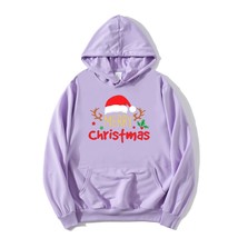 Merry Christmas Sweatshirt Cute Christmas Women&#39;s Christmas Tree Holiday Hoodie  - £58.92 GBP