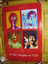 The Beatles Poster One 1 Large Face Shots Andy Warhol George Harrison - £212.06 GBP