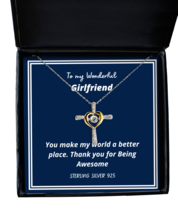 To my Girlfriend,  Cross Dancing Necklace. Model 64035  - £31.34 GBP