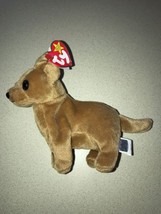 TY Beanie Baby TINY the Chihuahua Dog MWMT WITH errors 1998 - £15.72 GBP