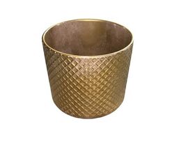 Vintage Ceramic Planter Pot Gold Textured Lavender Base 5" Boho Decor MCM - $127.36 MXN Vintage Ceramic Planter Pot Gold Textured Lavender Base 5" Boho Decor MCM - $127.36 MXN
