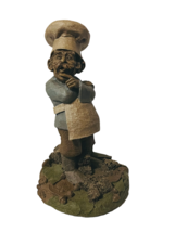 Tom Clark Figurine vtg sculpture signed Cairn coin Gnome Caesar chef cook #89 - £31.54 GBP