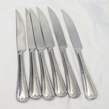 Reed &amp; Barton Wakefield Stainless Steak Knives 9.5&quot; Lot of 6 - £22.51 GBP