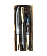 Vintage Stanley Bakelite 4 Pc Cutlery Carving Serving Knife Set Orig Box... - $28.04 CAD