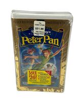 PETER PAN 45th ANNIVERSARY LIMITED EDITION VHS STILL SEALED ORIGINAL PAC... - $59.80