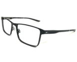 Nike Eyeglasses Frames 8047 001 Black Rectangular Full Rim Large 56-17-140 - $74.58