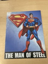 Superman The Man Of Steel Tin Sign - £15.71 GBP