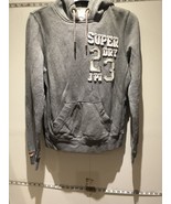 Superdry Grey Hoodie Size Medium Mens Long Sleeve - £14.86 GBP