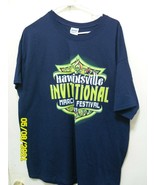 Men&#39;s T-Shirt Hawkinsville Invitational Marching Festival 2013 XL Navy Blue - $6.14