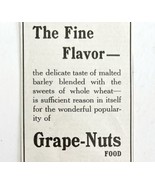 Grape Nuts Food 1917 Advertisement Antique Breakfast Cereal Reason DWII10 - €17,09 EUR