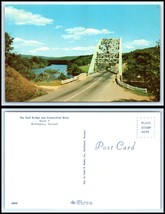 VERMONT Postcard - Brattleboro, Gulf Bridge &amp; Connecticut River K15 - £2.53 GBP