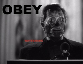 From The Movie They Live Obey With Alien Pr Guy Photo - £7.18 GBP
