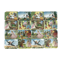 Vintage EAS Germany Die Cut Scraps Ganzbilder 3067 Fairytales Single Sheet  - $233.95 MXN