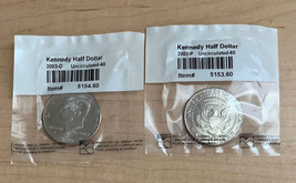 2003-D &amp; 2003-P Kennedy Half Dollars Uncirculated-60 in Sealed Bag - $11.88