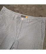 Quiksilver Plaid Shorts Flat Front Casual Everyday Size 32 - $30.08 CAD
