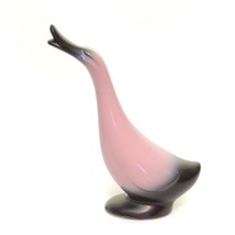 Vintage Mid-Century Pink Black Ceramic Goose Duck Bird Stanford Sebring ... - £14.05 GBP