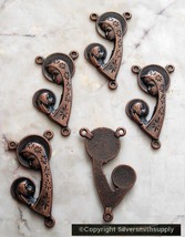 5 Virgin Mary Baby JESUS rosary link pendants copper Catholic religious cfp093 - £2.29 GBP