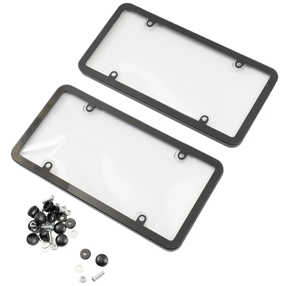 Plate Cover License Plate Photo Reflective 1pc Anti Speed Clear Easy To Install  - $95.89