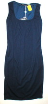 New Womens 6 NWT Designer Mary Jane Italy 40 Dress Dark Blue Sleeveless ... - £198.43 GBP