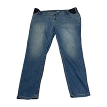 Ingrid &amp; Isabel Jegging Jeans Women&#39;s 14 Blue Denim Stretch Mid-Rise Zip... - £14.80 GBP