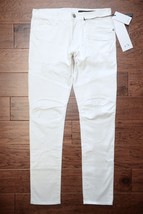 Armani Exchange A|X $180 J27 Men Skinny Biker Stretch Cotton Off White J... - $59.39