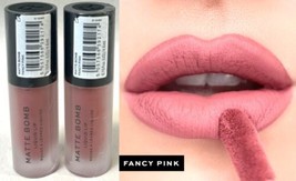 Makeup Revolution Matte Bomb Liquid Lipstick Fancy Pink New &amp; Sealed 2 Pack - $10.00