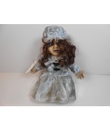 Spirit Halloween Decrepit Haunted Doll Talking Scary Prop 15&quot; Motion Sensor - £9.92 GBP