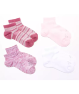 Tommie Copper 4PK UltraTemp Ankle Socks Pink Striped Size XL X-Large - $33.52