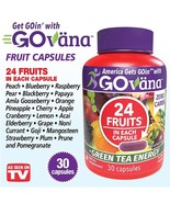 GOvana Ultra-Premium 24 Fruits Capsules 30 Ct Zero Carbs Supplement Gree... - £24.69 GBP