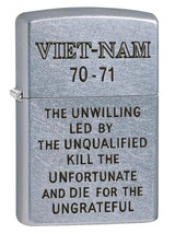 Sharp Vietnam Trench Art Unwilling Zippo Lighter - $28.45